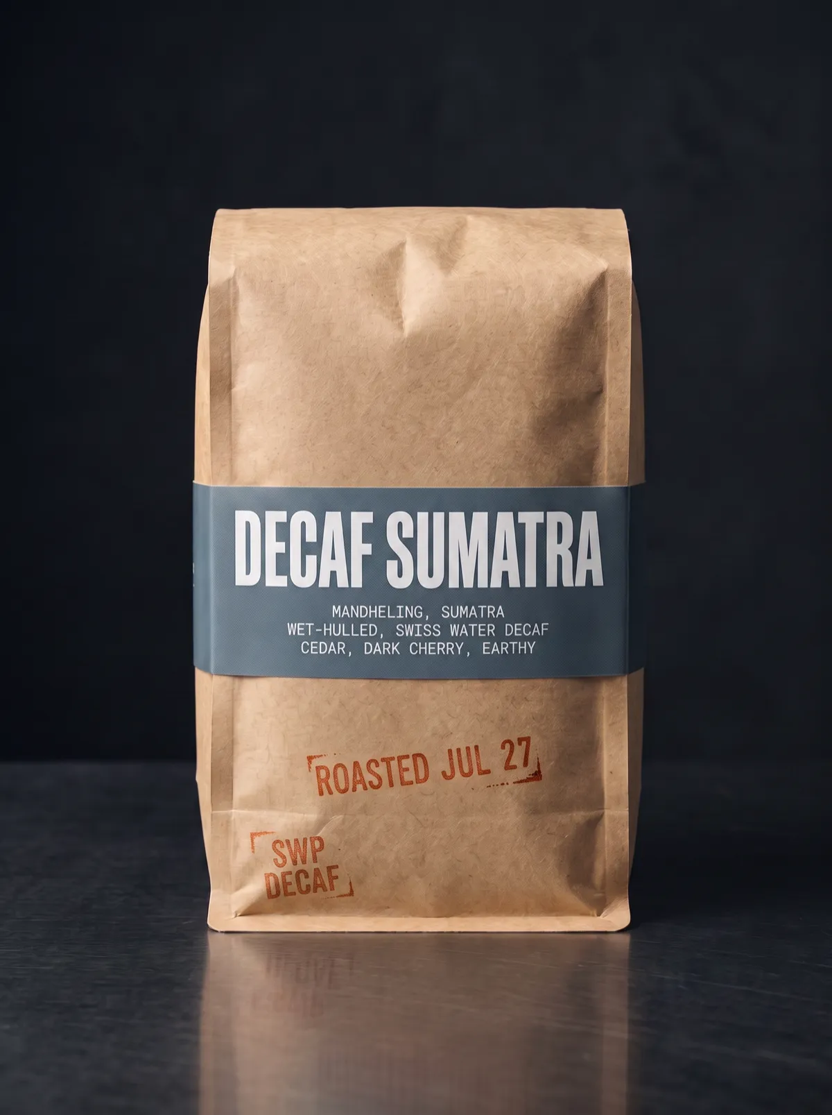 Decaf Sumatra 12 oz bag